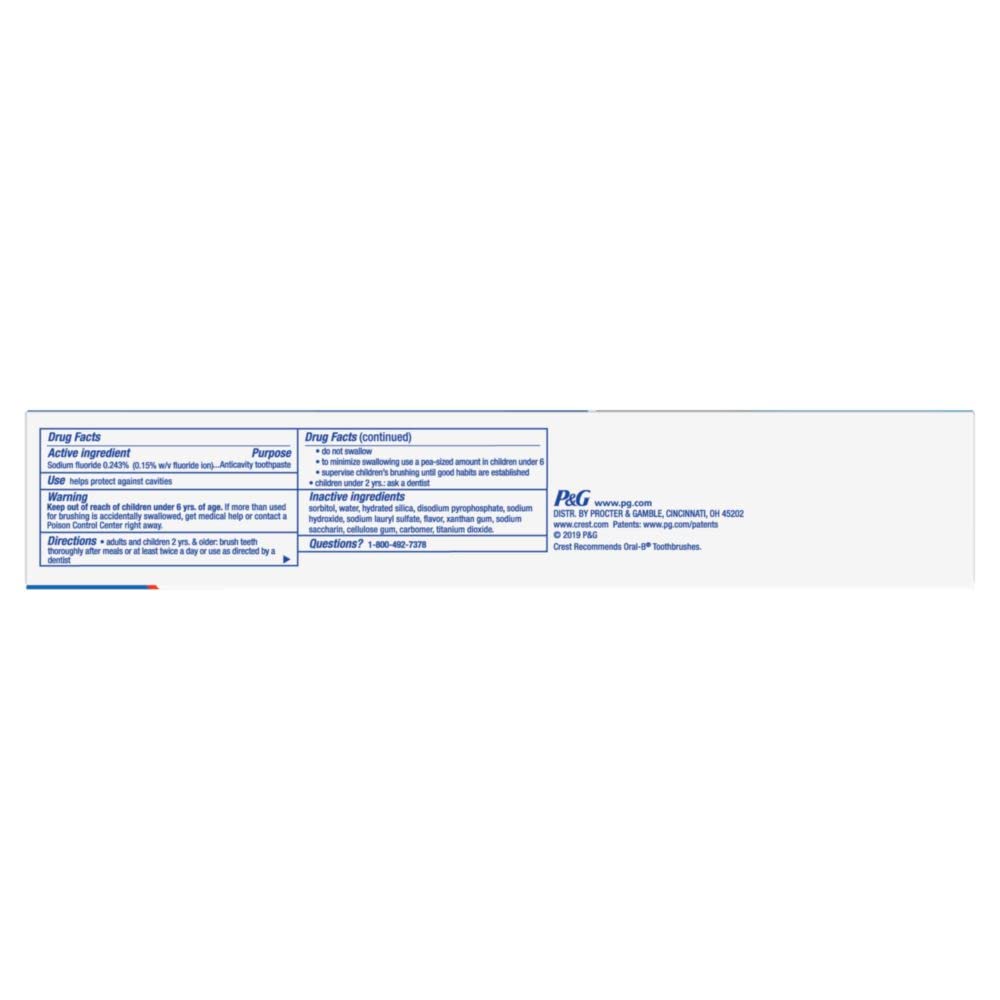 Crest Tartar Protection Whitening Cool Mint Toothpaste 8.2 Oz Pack of 4
