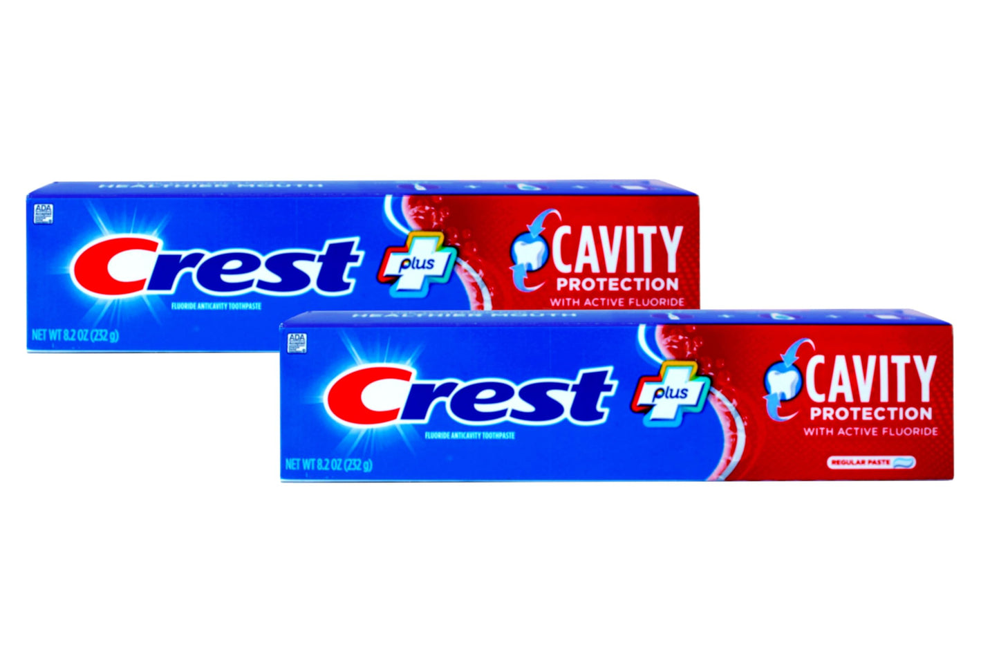 Crest Toothpaste 8.2 oz – Cavity Protection Regular (Pack of 2)