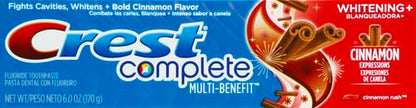 Crest Whitening Expressions Fluoride Anticavity Toothpaste Cinnamon Rush 6 oz