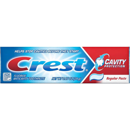 Crest Cavity Protection Toothpaste – Travel Size 0.85 oz (24 g) – Pack of 6