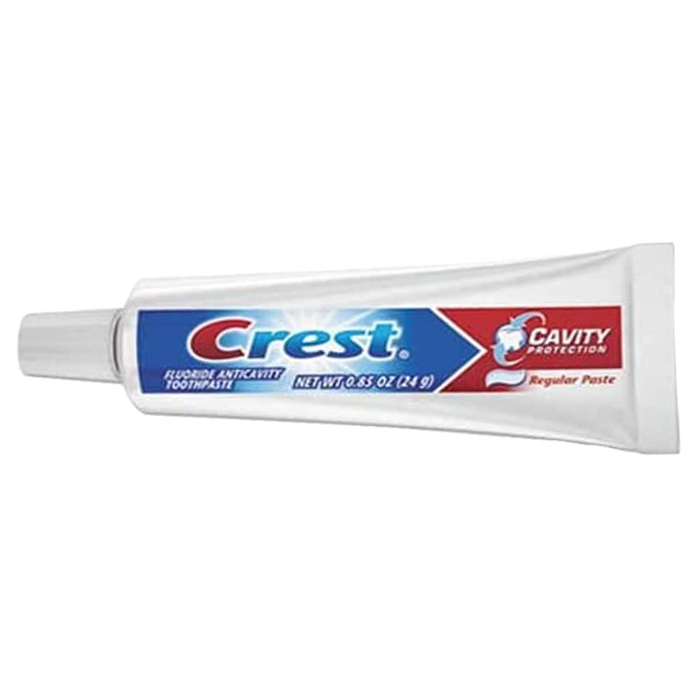 Crest Cavity Protection Regular Toothpaste - Travel Size 0.85 oz (24 g) Pack of 4