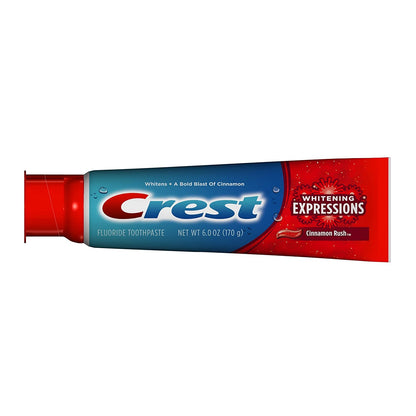 Crest Complete Cinnamon Rush Toothpaste 5.4 oz (3 Pack) - Whitening Fluoride