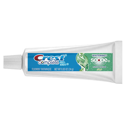Crest Complete Whitening Scope Minty Toothpaste – Travel Size 0.85 oz, Pack of 24