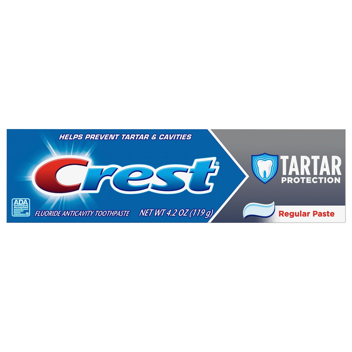 Crest Tartar Protection Regular Toothpaste – 4.2 oz | ADA Approved