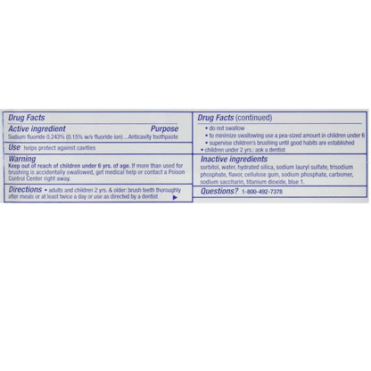 Crest Toothpaste Cavity Protection Regular (Pack of 3) | Cavity Care & Fresh Breath