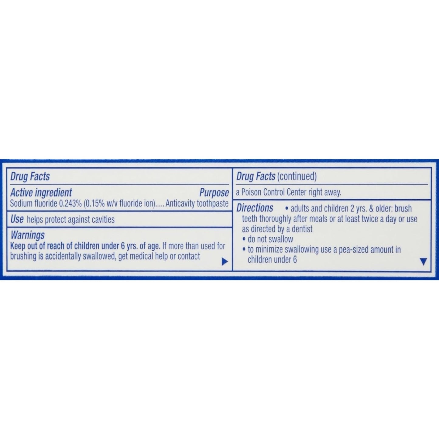 Crest Cavity Protection Toothpaste – Travel Size 0.85 oz (24 g) – Pack of 6