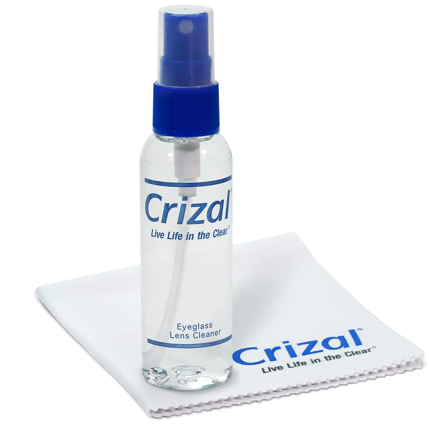 Crizal Eyeglass Cleaning Bundle – Doctor-Recommended AR Lens Care (2oz Spray + Cloth)
