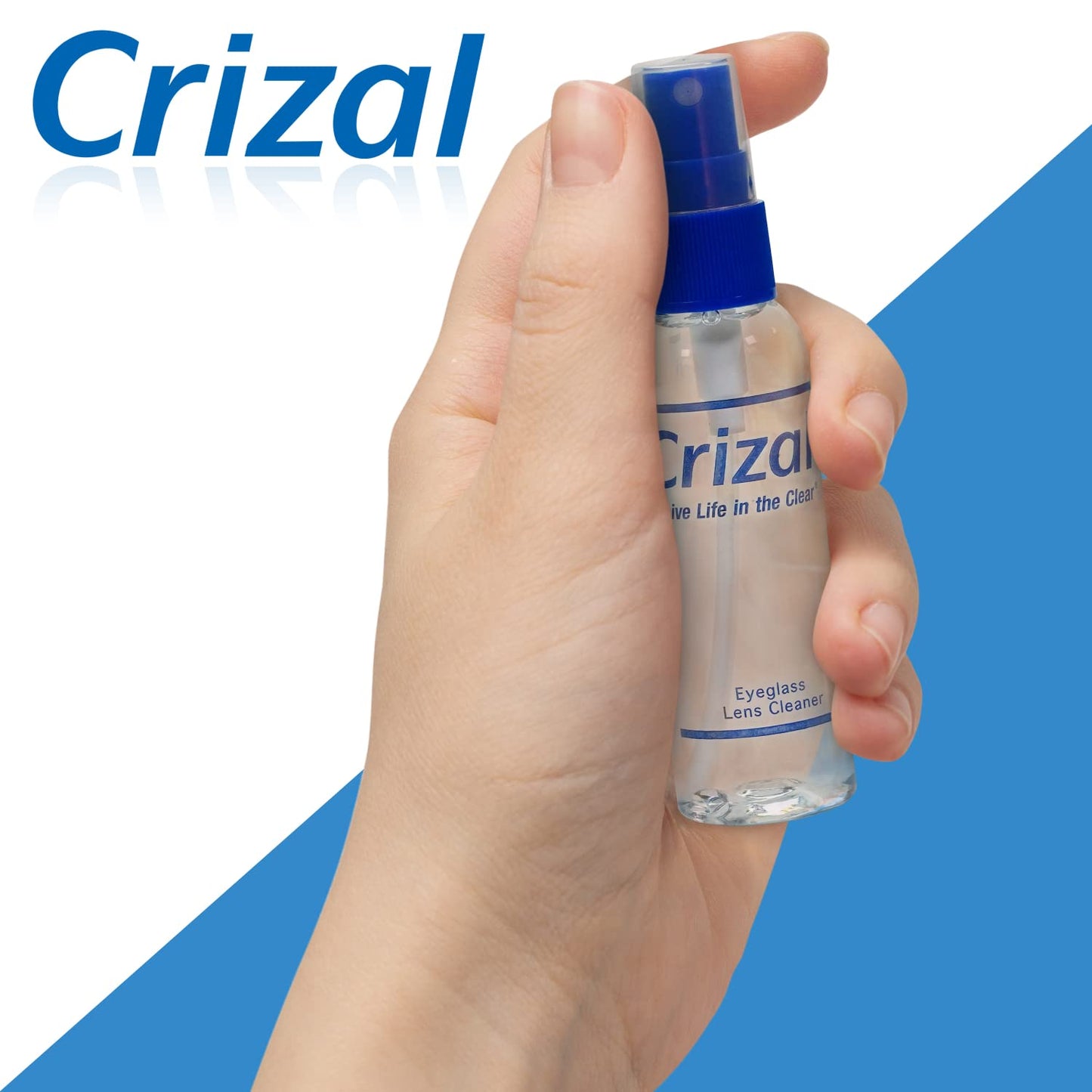 Crizal Eyeglass Cleaning Spray – Safe, Streak-Free AR Lens Cleaner