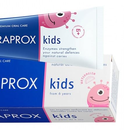 Curaprox Kids Toothpaste 1450 – Watermelon, 60ml, Ages 6+, SLS Free, Microplastic Free & Triclosan Free
