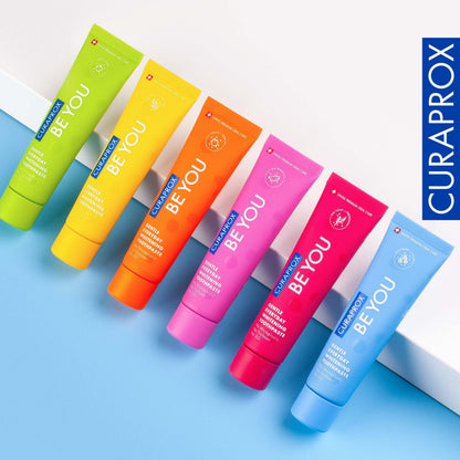 Curaprox Whitening Toothpaste – Fresh Breath & Gum Care | Enzymatic Formula, Watermelon, 60ml | Vegan, SLS-Free, Fluoride 950ppm | Swiss Made