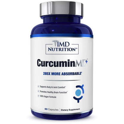 1MD Nutrition CurcuminMD Plus — Turmeric Curcumin with Boswellia Serrata, 285x Absorbable, 60 Capsules