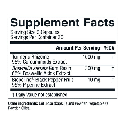 Live Conscious CurcuWell - Curcumin & Boswellia for Joint & Cognitive Support