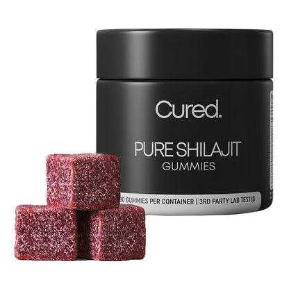 Cured Shilajit Gummies for Men - 85+ Minerals + Organic Manuka Honey
