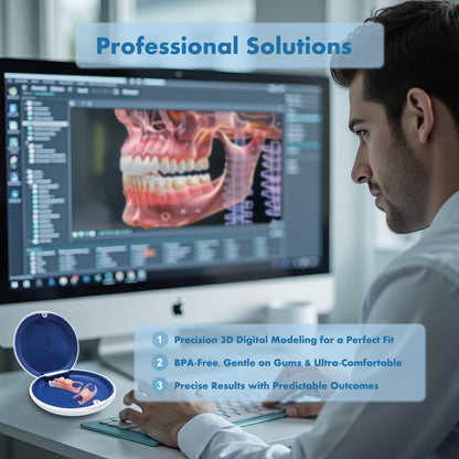 Custom Removable Dentures – Personalized Partial Denture Set for Tooth Replacement | 1–Multi-Tooth Coverage with Storage Case | Comfortable Wear