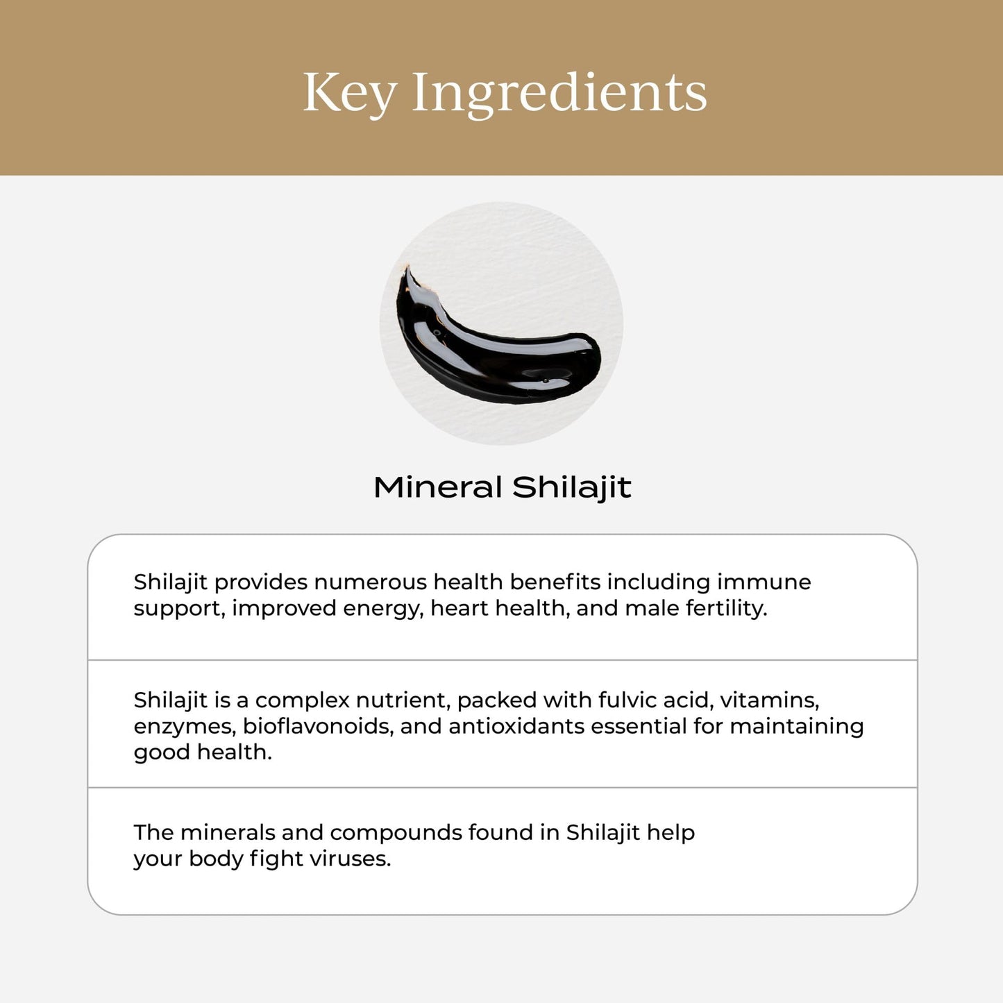 CYMBIOTIKA Pure Himalayan Shilajit Resin 500mg – 84+ Minerals, Fulvic Acid & Elemental Gold
