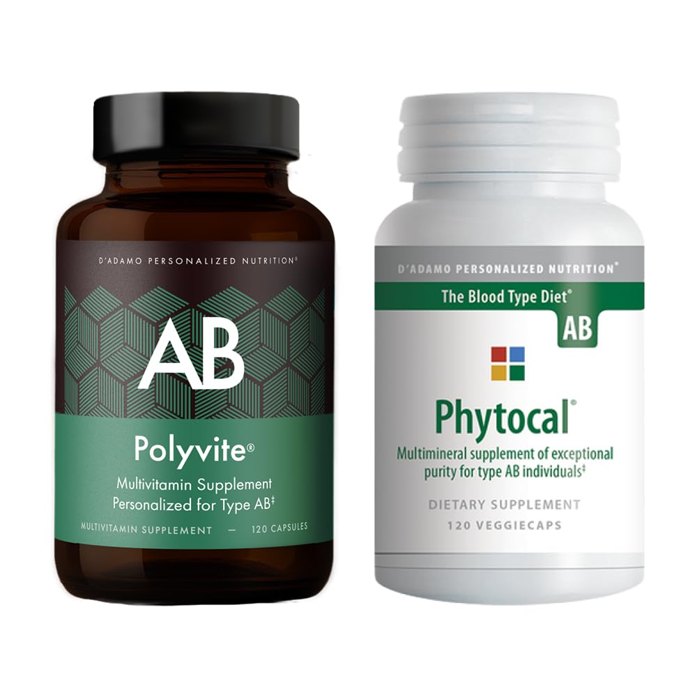 D'Adamo Personalized Nutrition - Optimal Health Stack (Blood Type AB)