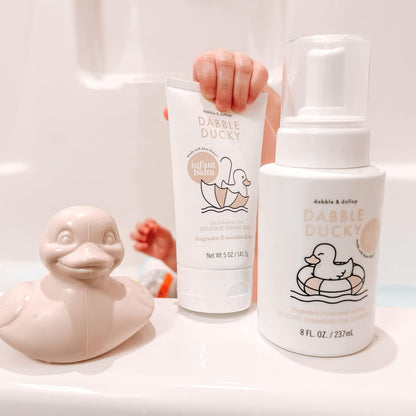 Dabble & Dollop Foaming Infant Wash – Natural Baby Cleanser, Unscented & Essential Oil–Free (2-Pack)