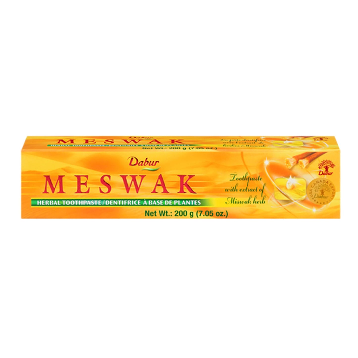 Dabur Fluoride-Free Sensitive Toothpaste with Miswak – Gum Health, Enamel Protection & Tartar Removal (Pack of 3)