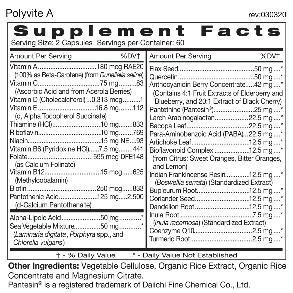 D'Adamo Personalized Nutrition - Optimal Health Stack (Blood Type A)