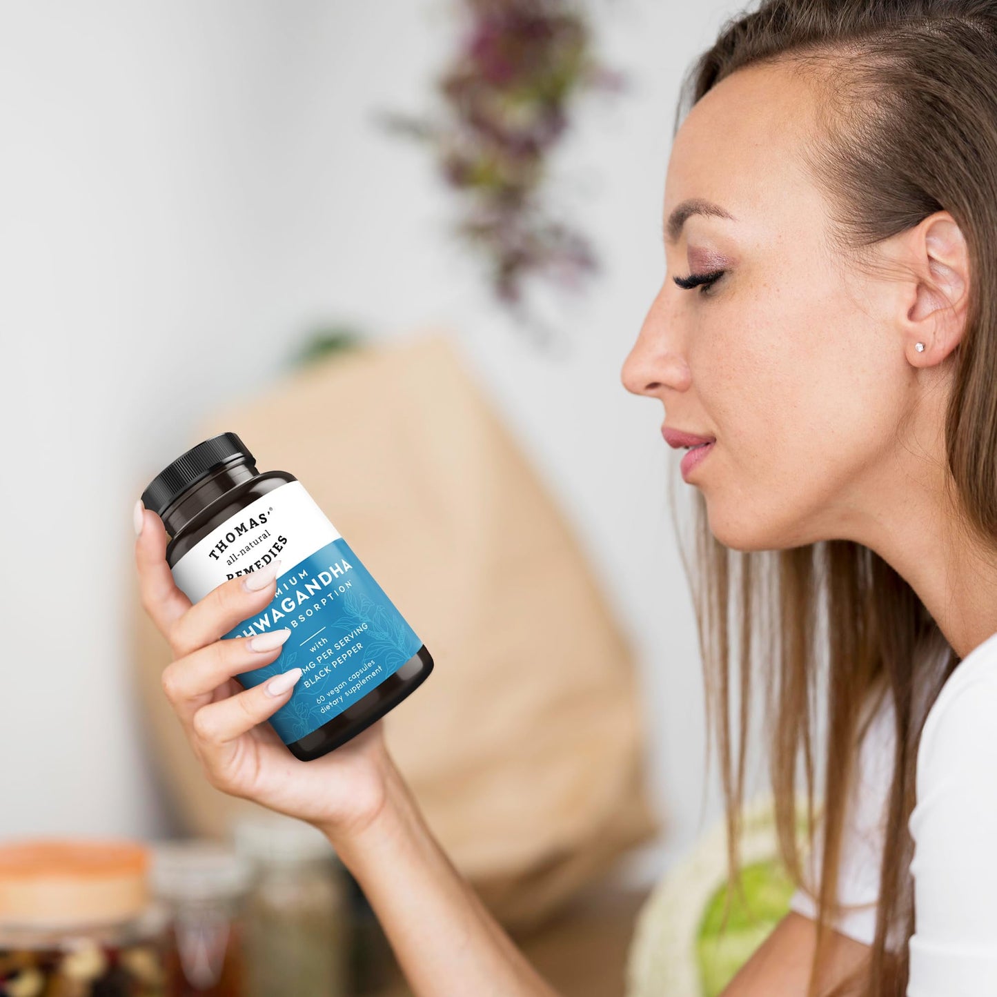Thomas' Organic Ashwagandha 1000mg – Stress & Mood Support