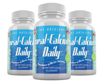 Daily Health Pure Okinawa Coral Calcium – 1475mg, 270 Capsules (3 Month Supply)