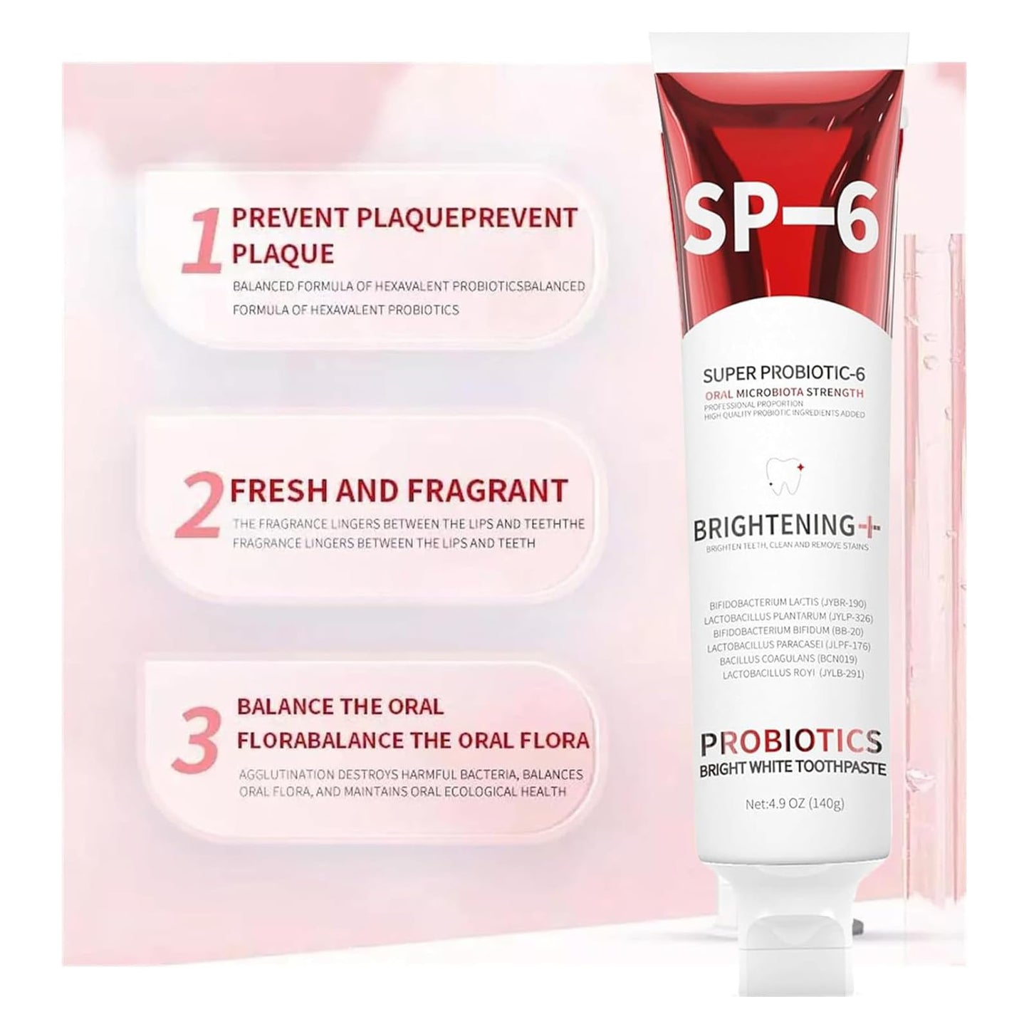 7.5% Hydroxyapatite Toothpaste – Enamel Protection (4.23oz, White)