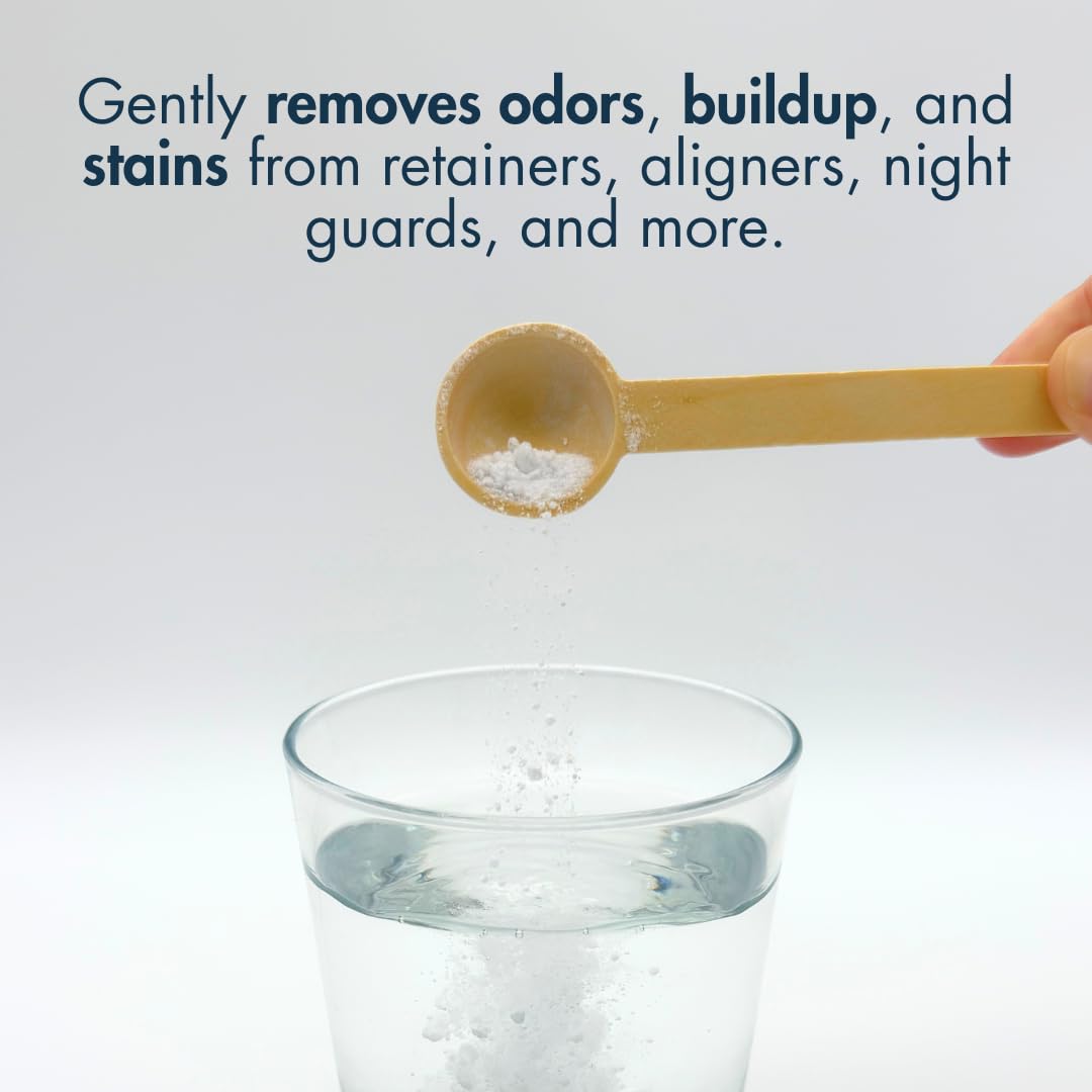 Base & Clean The Daily Refresher – 100% Natural Retainer & Aligner Cleaner (120 Servings) | Made in USA