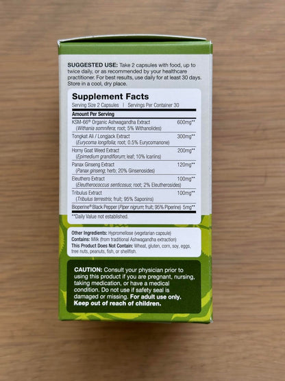DailyNutra Herbal T Men's Health Formula - Endurance & Vitality (3-Pack)