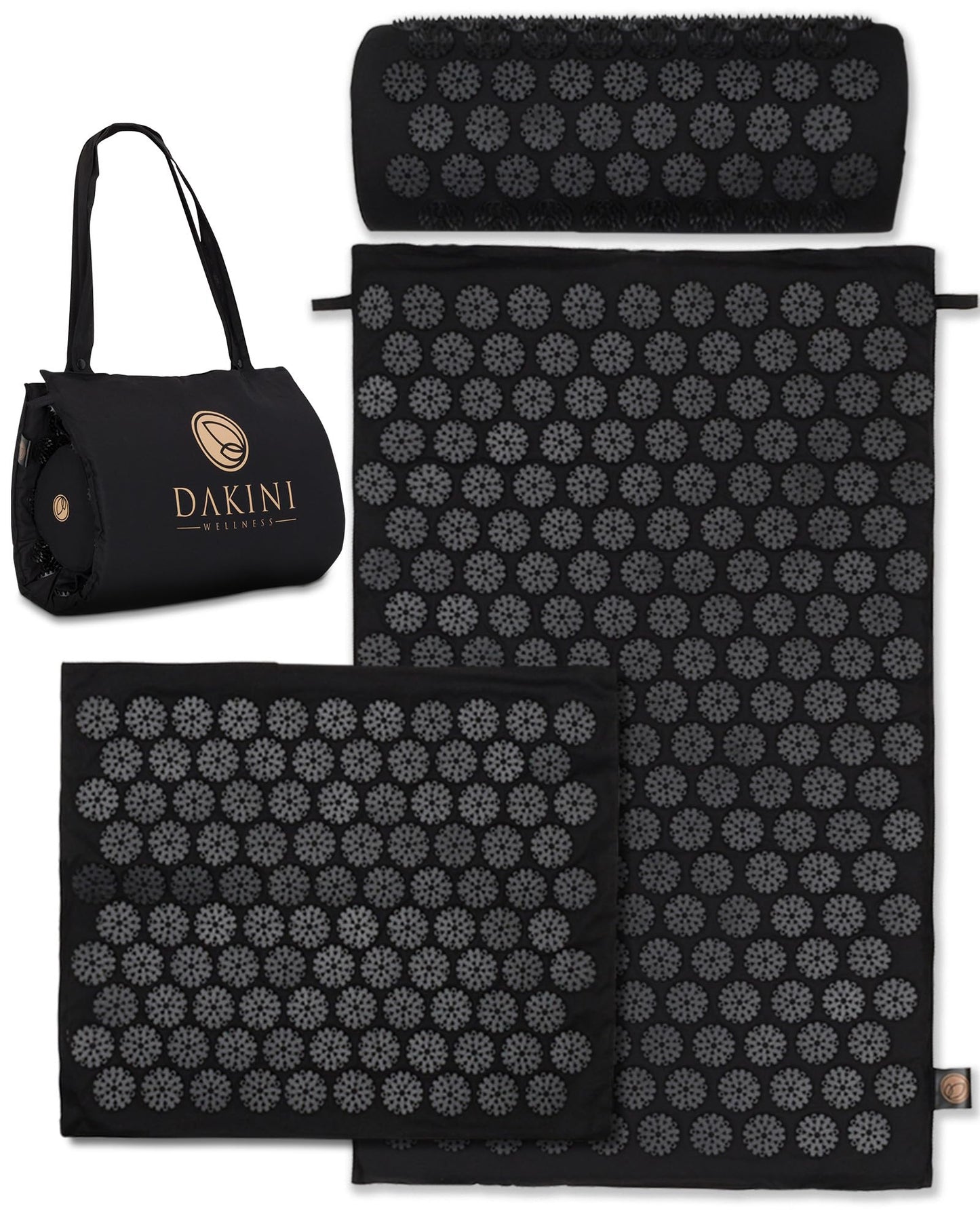Dakini Acupressure Mat & Pillow Set with Mini Pad | Full-Body Pain Relief
