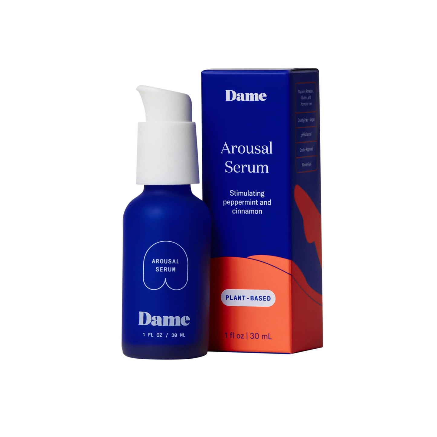 Dame Arousal Serum for Women – Organic Vegan Massage Oil, Edible & pH Balanced