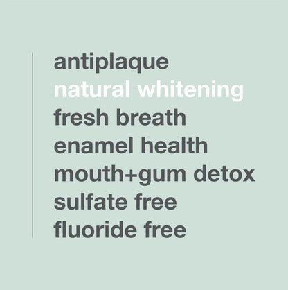 Davids Fluoride Free Toothpaste – Peppermint, 5.25oz | Teeth Whitening, Antiplaque, SLS-Free, Enamel Health | EWG Verified