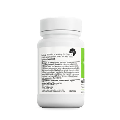 DAVINCI Labs ADK – Bone & Heart Health Support with Vitamins A, D3 & K2 (MK-7) – 60 Capsules