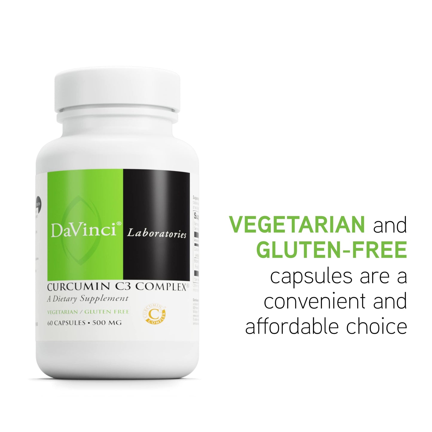 DAVINCI Labs Curcumin C3 Complex - Liver & Gallbladder Support (Gluten-Free)