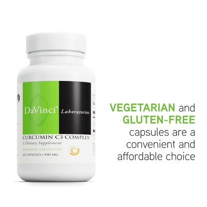 DAVINCI Labs Curcumin C3 Complex - Liver & Gallbladder Support (Gluten-Free)