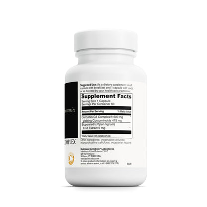 DAVINCI Labs Curcumin C3 Complex - Liver & Gallbladder Support (Gluten-Free)
