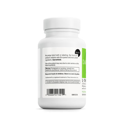 DAVINCI Labs L-Theanine - 120 Veg Capsules | Calm, Focus & Brain Support