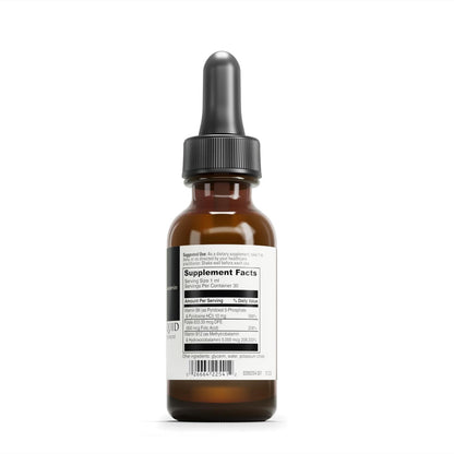 DaVinci Labs B-12 MC Liquid | Vitamin B6, B12 & Folate for Energy and Heart Health (30 ml)