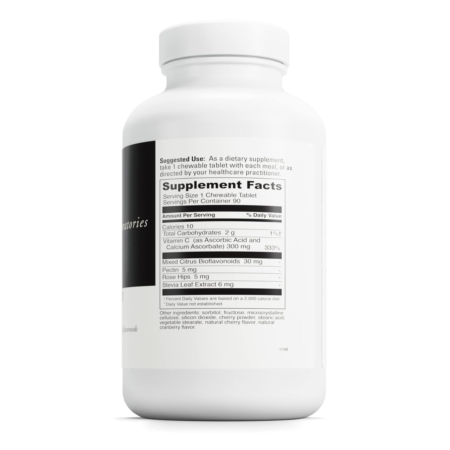 DaVinci Labs Chewable C-300 Vitamin C - Immune Support, Collagen & Cholesterol