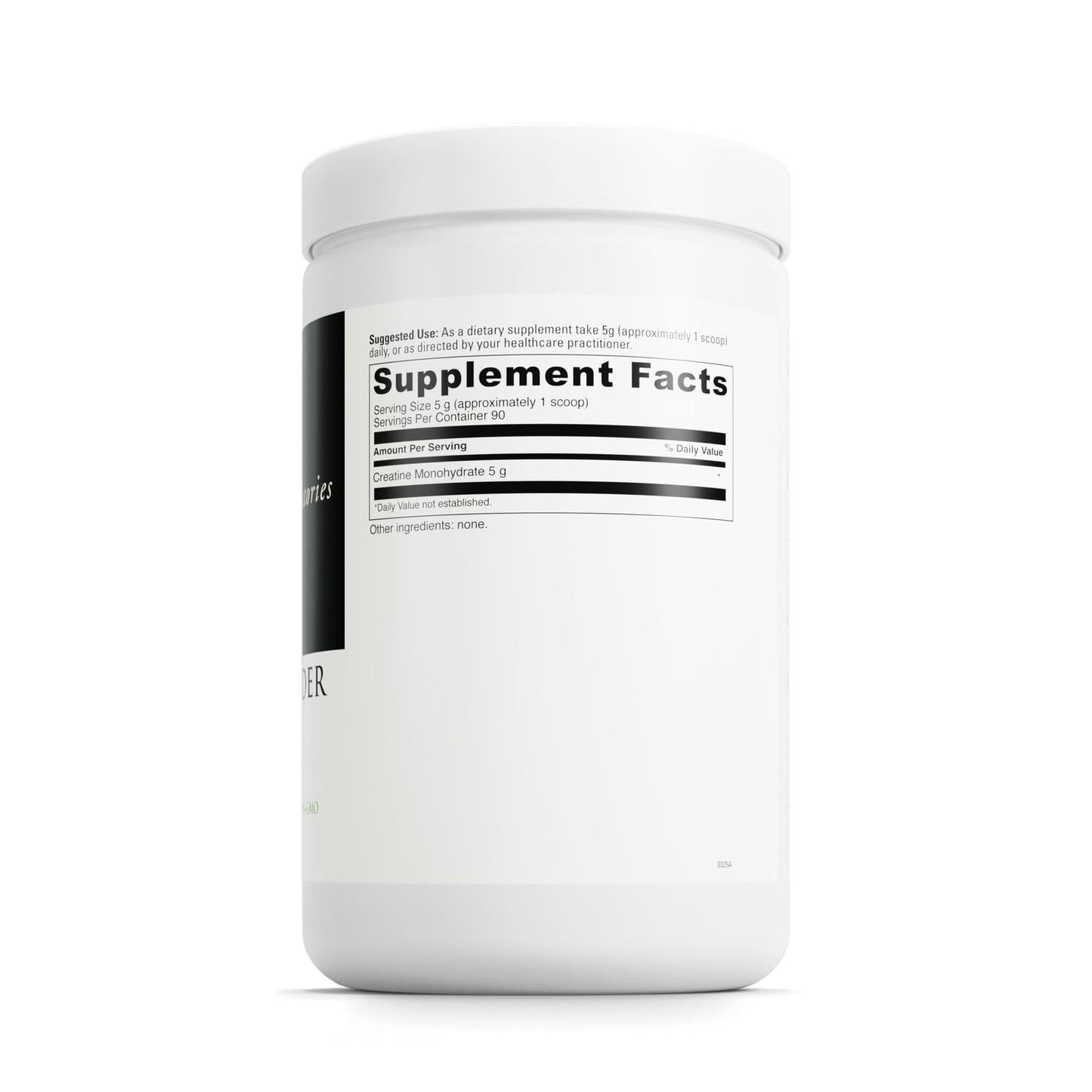 DaVinci Labs Creatine Powder – Unflavored, 90 Servings | Muscle & Brain Health
