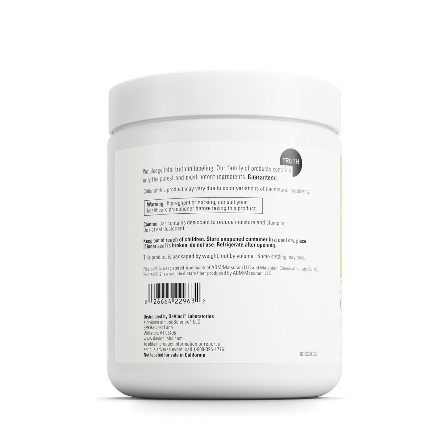 DAVINCI Labs D-Mannose Complex - Powder Drink Mix for Immune & Urinary Health | 30 Servings (168.57 g)
