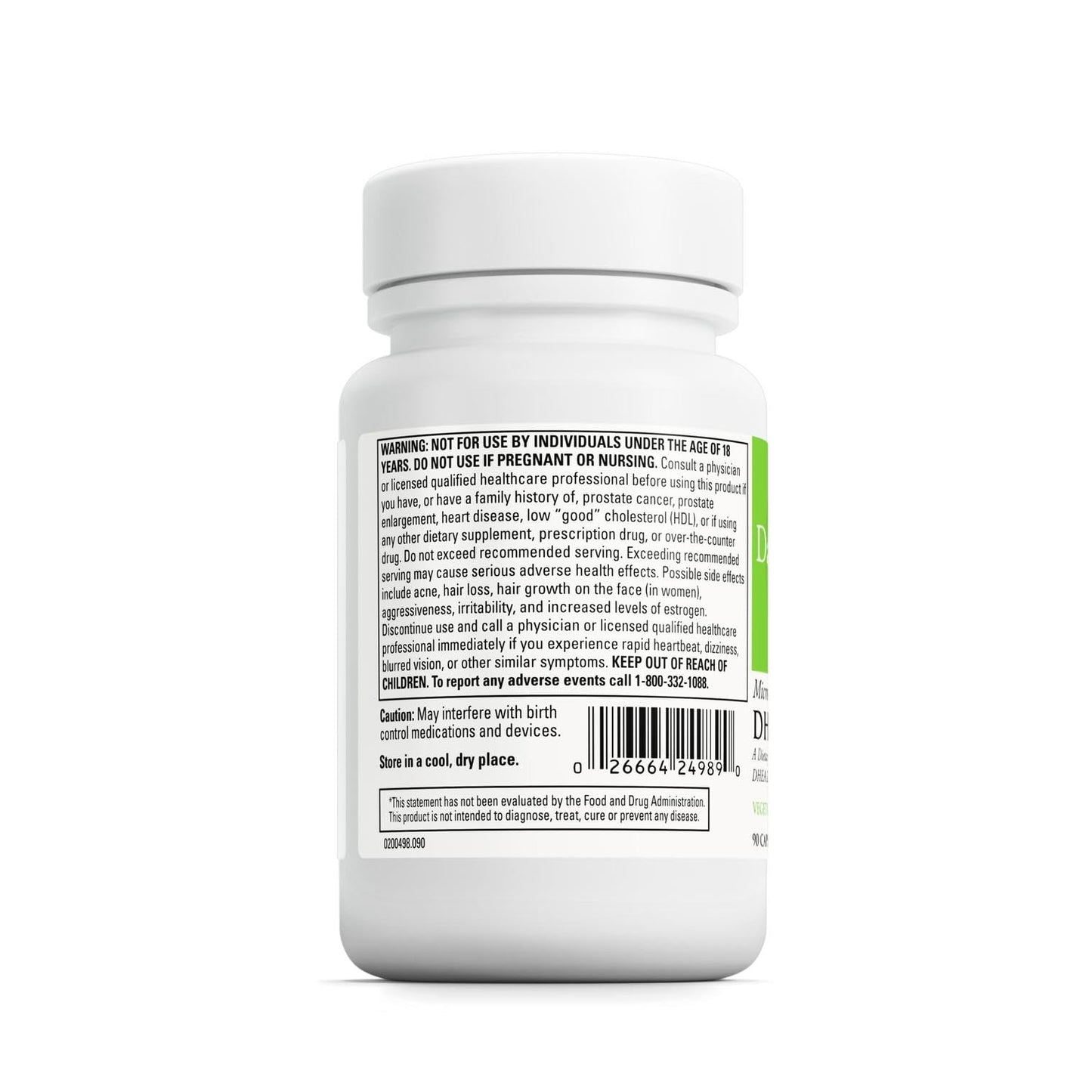 DAVINCI Labs Micronized DHEA 25 mg - Immune, Thyroid & Hormone Support | Gluten Free, 90 Veg Capsules