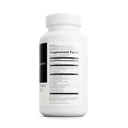 DAVINCI Labs Immuni-DMG Chewable with Elderberry & Vitamin D3 | Immune Support Supplement - 120 Chewable Tablets