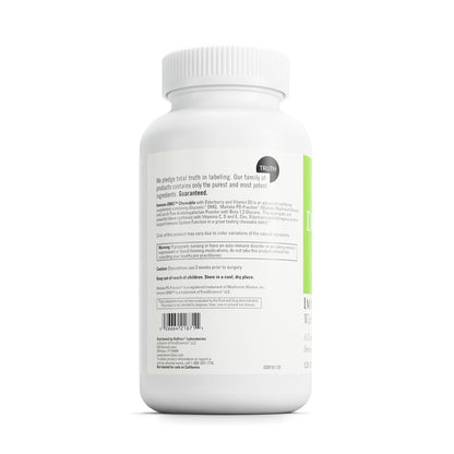 DAVINCI Labs Immuni-DMG Chewable with Elderberry & Vitamin D3 | Immune Support Supplement - 120 Chewable Tablets