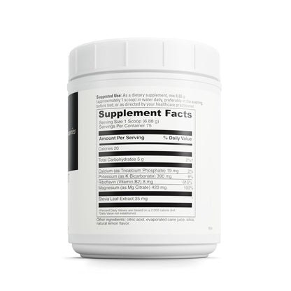 DaVinci Labs Effervescent Magnesium Citrate - 75 Servings (18.22 oz) - Lemon-Lime