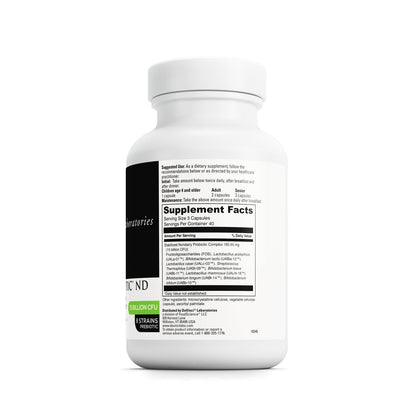 DAVINCI Labs Mega Probiotic ND – Non-Dairy Digestive & Brain Support (120 Veg Caps)