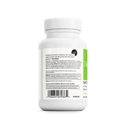 DAVINCI Labs Nattokinase Plus — High-Potency Nattokinase + Antioxidant Support for Circulation | Gluten Free, 60 Veg Capsules
