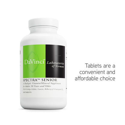 DAVINCI Labs Spectra Senior – Cardiovascular, Eye Health & Antioxidant Support (180 Capsules)