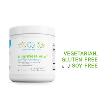 DAVINCI Little Mightiest Vite Kids Multivitamin with Probiotics & Prebiotics – Fruit Punch