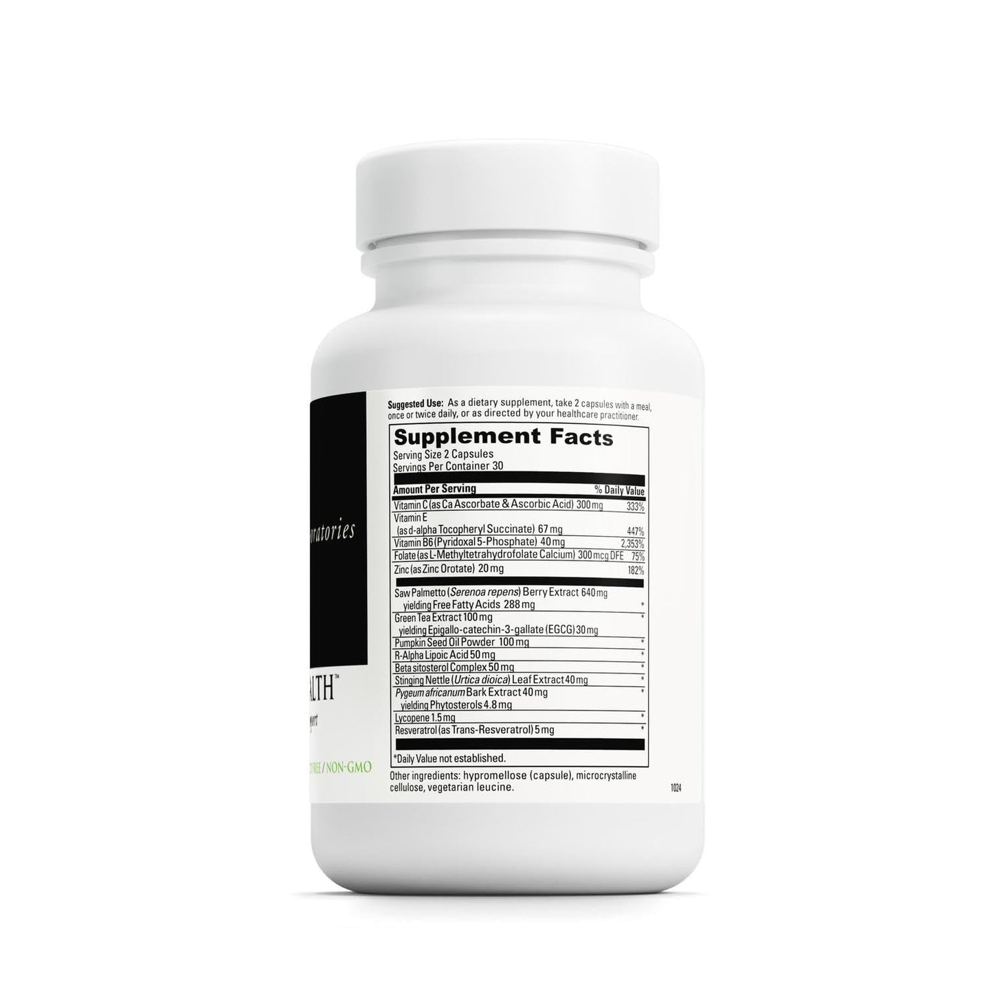 DAVINCI Labs Prostate Health - Supports Prostate & Urinary Health with Saw Palmetto, Zinc, Green Tea Extract - 60 Vegetarian Capsules