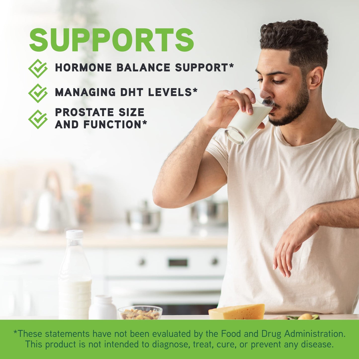 DAVINCI Labs Prostate Health - Supports Prostate & Urinary Health with Saw Palmetto, Zinc, Green Tea Extract - 60 Vegetarian Capsules